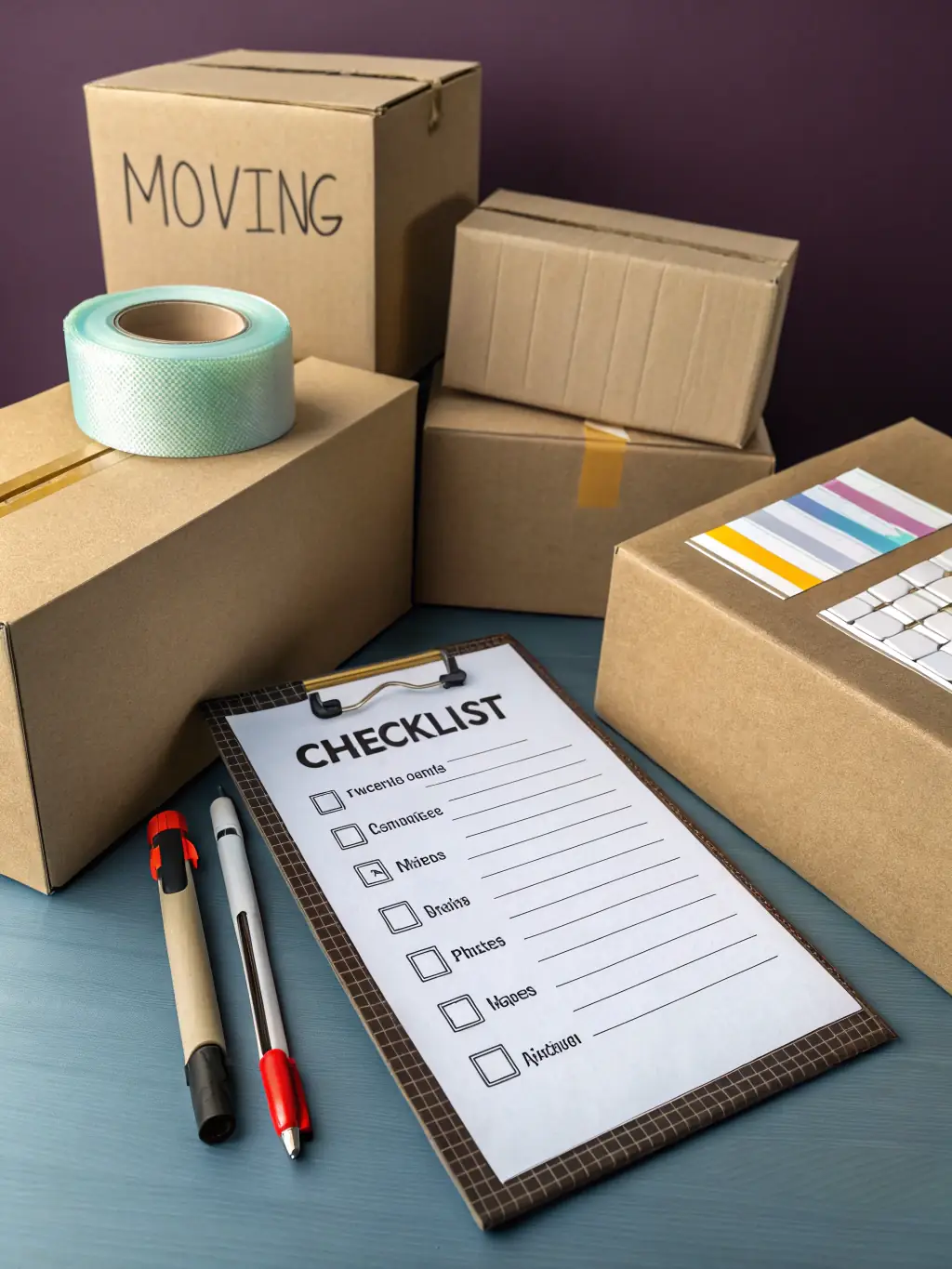 A checklist for moving into a new home, highlighting the important steps to take.